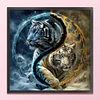 Tiger - 11CT Stamped Cross Stitch 45*45cm/17.72*17.72in
