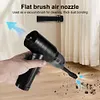 Compressed Air Duster 51000RPM Rechargeable Cordless Air Blower Keyboard Cleaner