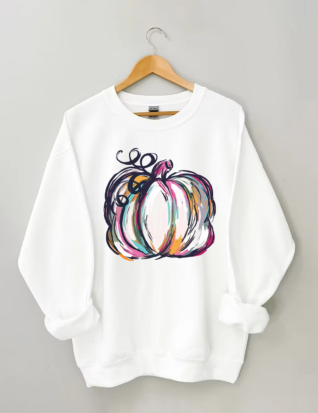 Watercolor Pumpkin Sweatshirt