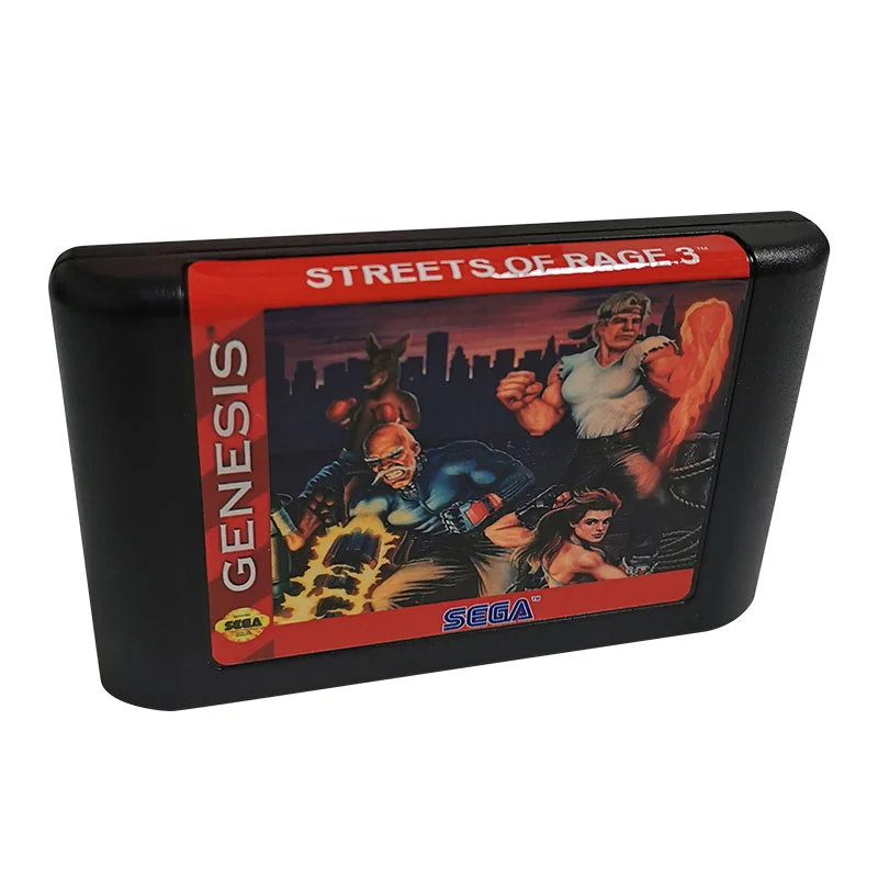 Streets of Rage 3 For SEGA Genesis & Mega Drive - 16 Bit Game Cartridge