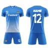 Children Football Jersey Sets Men Boys Soccer Clothes Suit Short Sleeve Kids Football Uniform Soccer Tracksuit Jersey Kit JLS912
