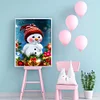 Diamond Painting-DIY Full Round Drill Snowman