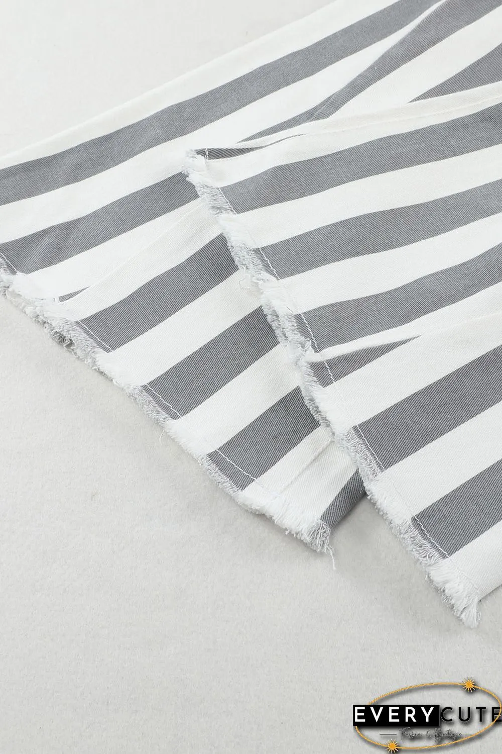 Stripe Star Embellished Western Flare Jeans