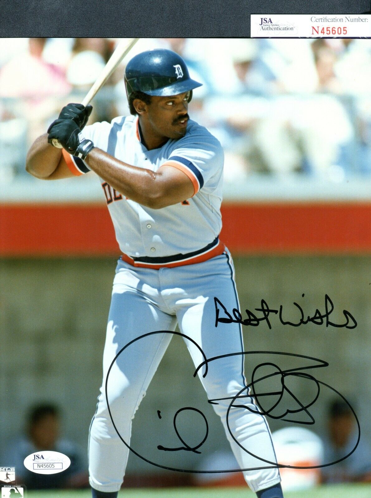 JSA Cecil Fielder Autographed Signed INSCR 8x10 Photo Poster painting Detroit Tigers TRB 905