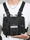 Outdoor Multifunctional Vest Chest Bag Large Capacity Commute Sports Backpack
