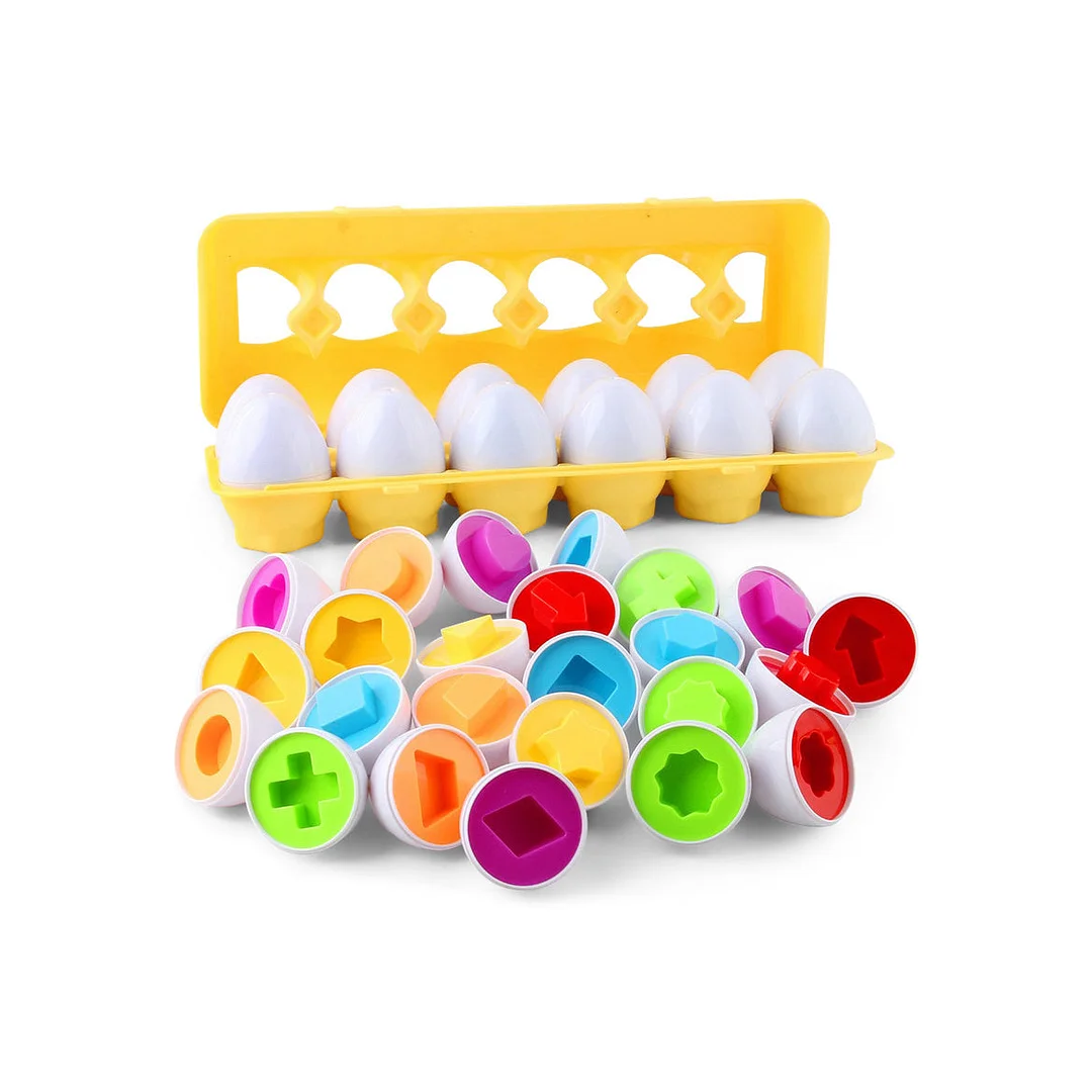 Montessori Mindful Geometric Eggs