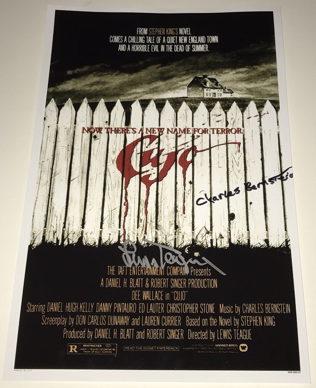 CUJO Cast X2 Signed 11x17 Photo Poster painting IN PERSON Autograph Proof