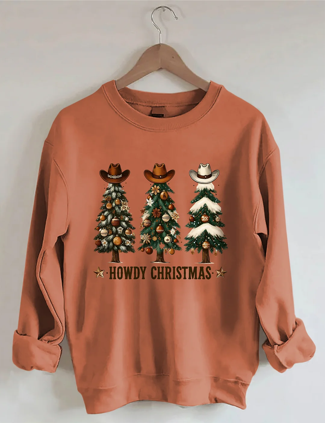 Western Christmas Tree Sweatshirt