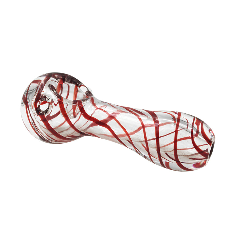 Wholesale price with red line spoon pipe