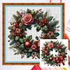 (Multi-Style) Christmas Wreath-11CT Counted Cross Stitch 40*40cm