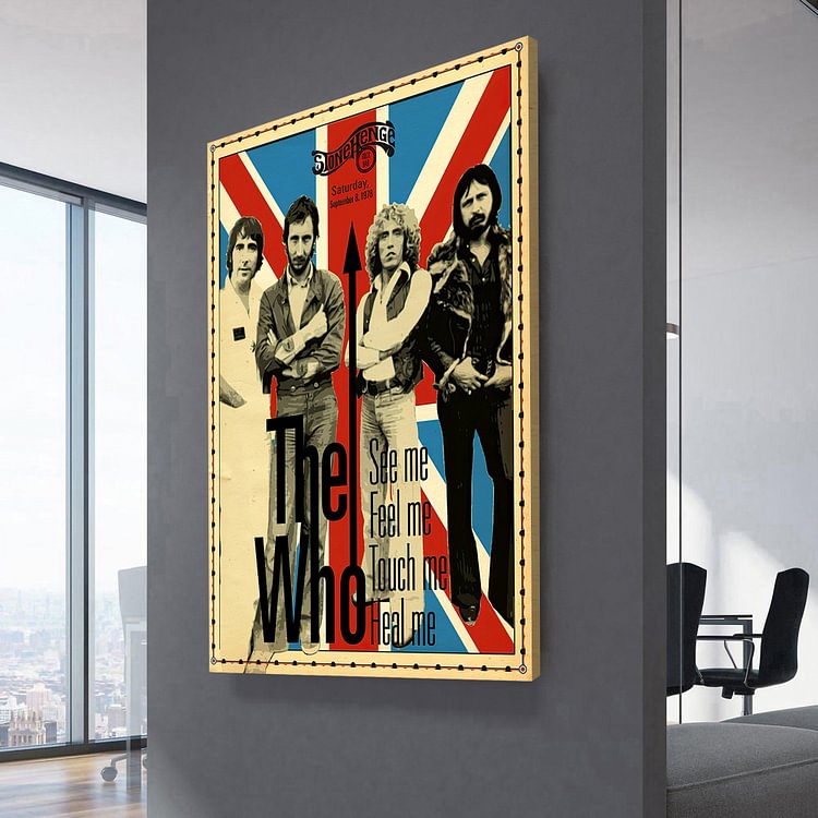 The Who "Stonehenge 1978 Concert" Canvas Wall Art MusicWallArt