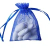 10 Pack | 3"x4" Royal Blue Organza Drawstring Wedding Party Favor Gift Bags