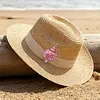 4pcs DIY Pink Sea Fish Diamond Painting Brooch