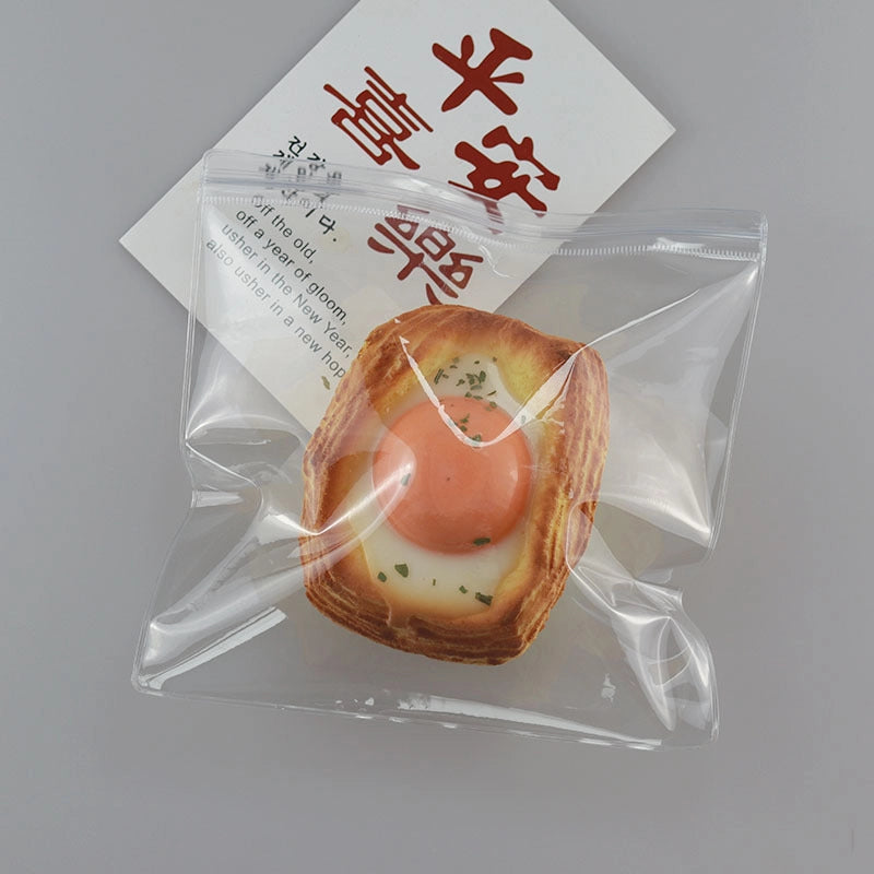 100 PCS/Package PVC Basic Minimalist Daily Square Jewelry Packaging Bags