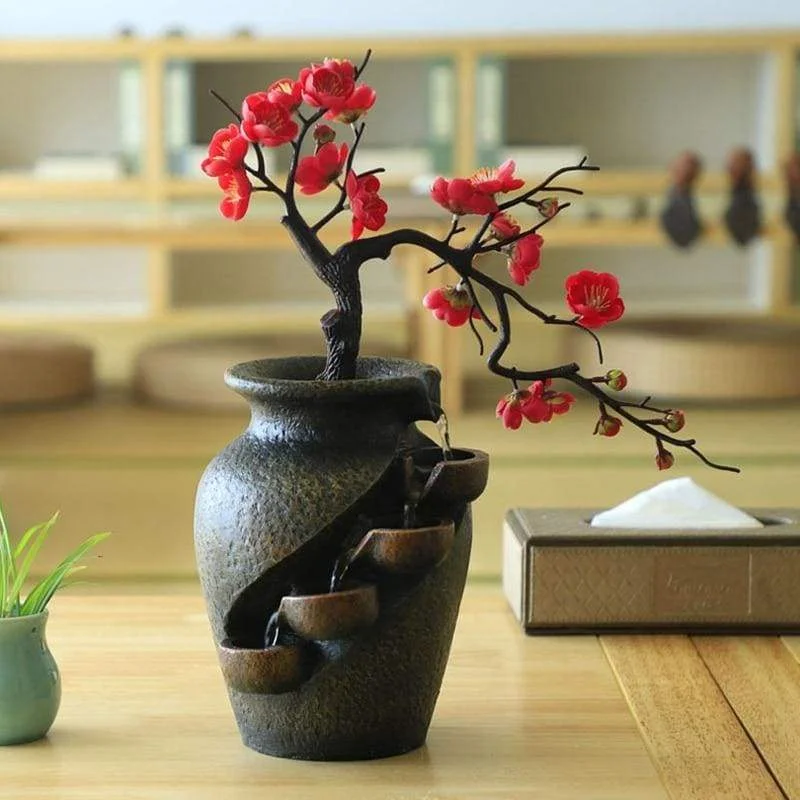 Zen Waterfall Flower Vase