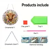 Diamond Painting Ornament Highland Yark Acrylic Pendant DIY Kit 25cm