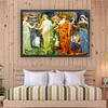 A Masque for the Four Seasons-14CT Stamped Cross Stitch 65*45cm