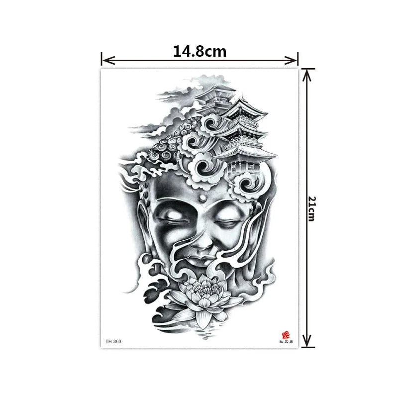 Flower arm tattoo stickers half arm tattoo stickers flower creative tattoo stickers waterproof and durable