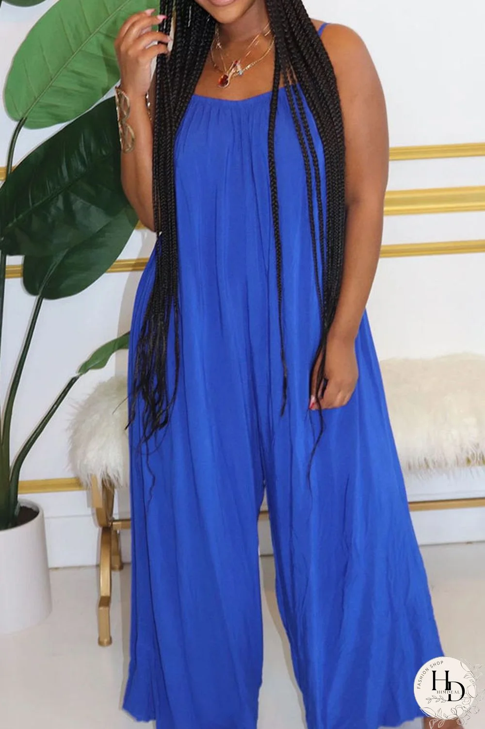 Red Fashion Sexy Solid Slip Jumpsuits