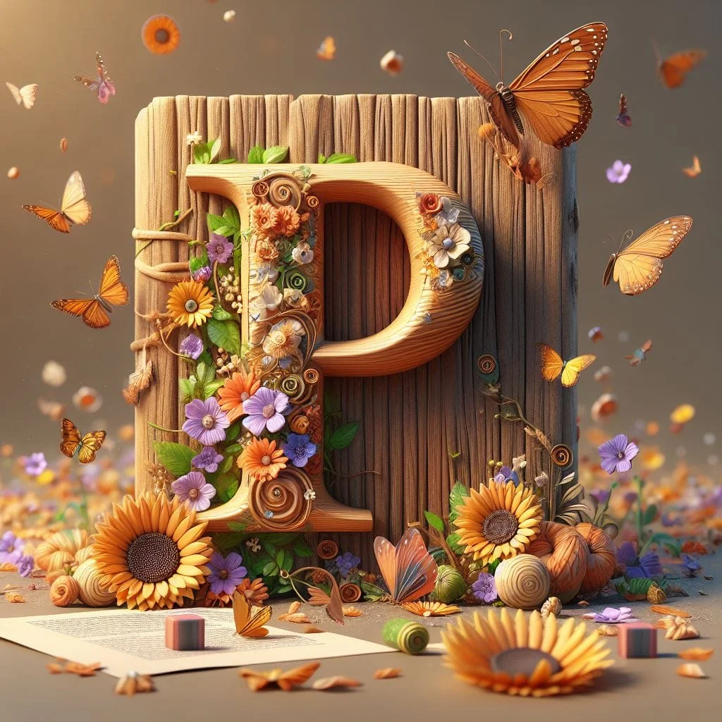 Diamond Painting - Full Round Drill -  wooden Alphabet(Canvas|40*40cm)