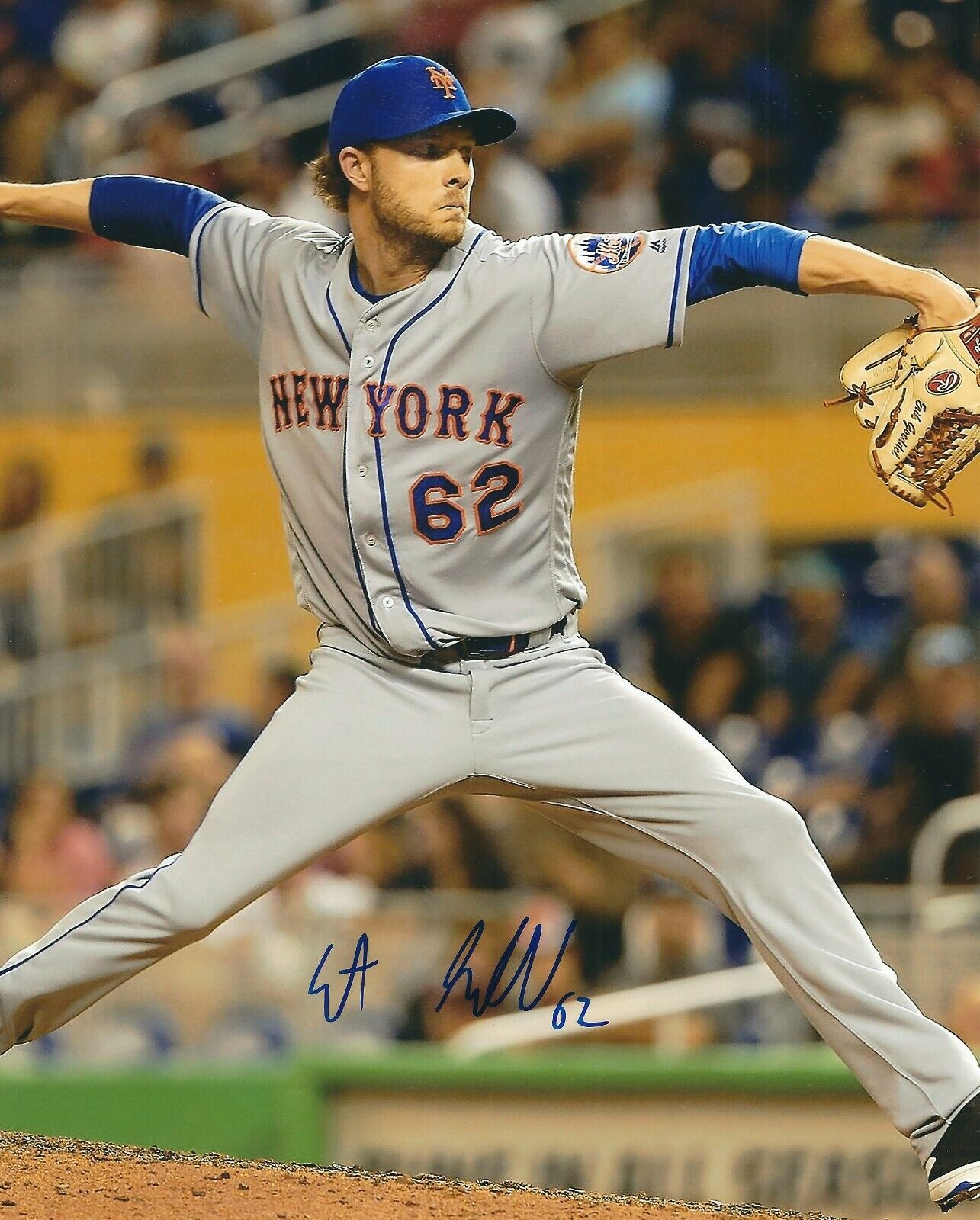 AUTOGRAPHED ERIK GOEDDEL New York Mets 8X10 Photo Poster painting - COA