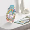 Diamond Painting Wooden Rainbow Flowers Necklace Display Stand Holder