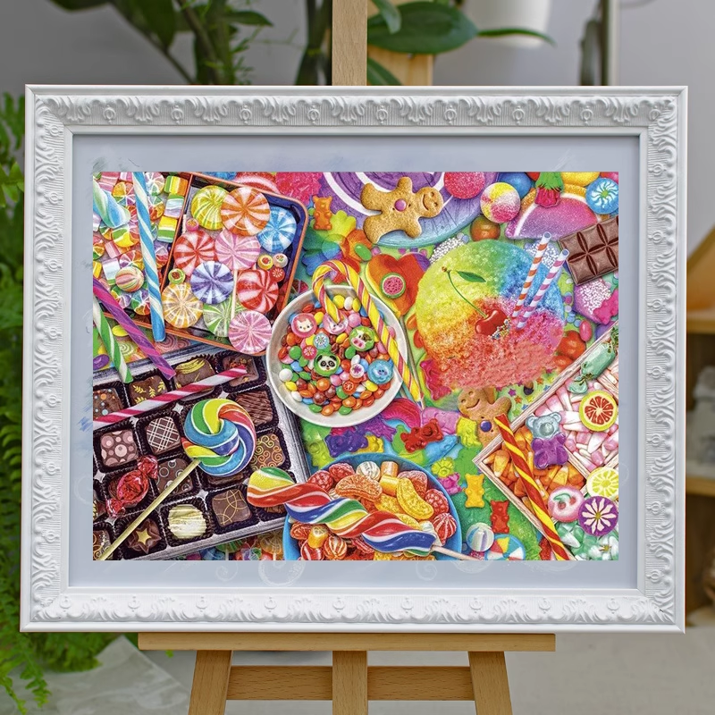 【KZ-JJ058-Candy World 238 Colors】 Painting Fairy Cross Stitch