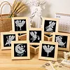 12Pcs DIY Pearl Painting Butterfly Fairy for Home Wall Decor(15x15cm)