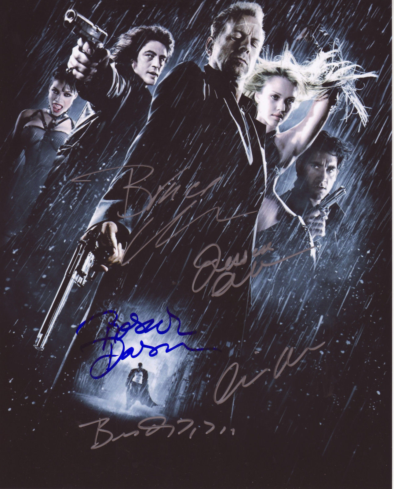 SIN CITY CAST AUTOGRAPH SIGNED PP Photo Poster painting POSTER