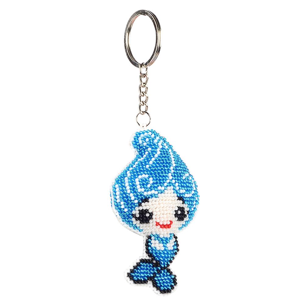 

Mermaid - Bead Embroidery - Keychain, 501 Original