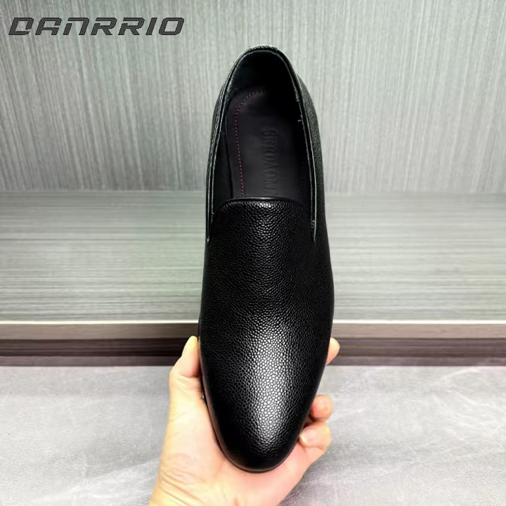 DANRRIO Summer New Loafers Breathable Ball Pattern Casual Leather Shoes DANRRIO.COM DANRRIO