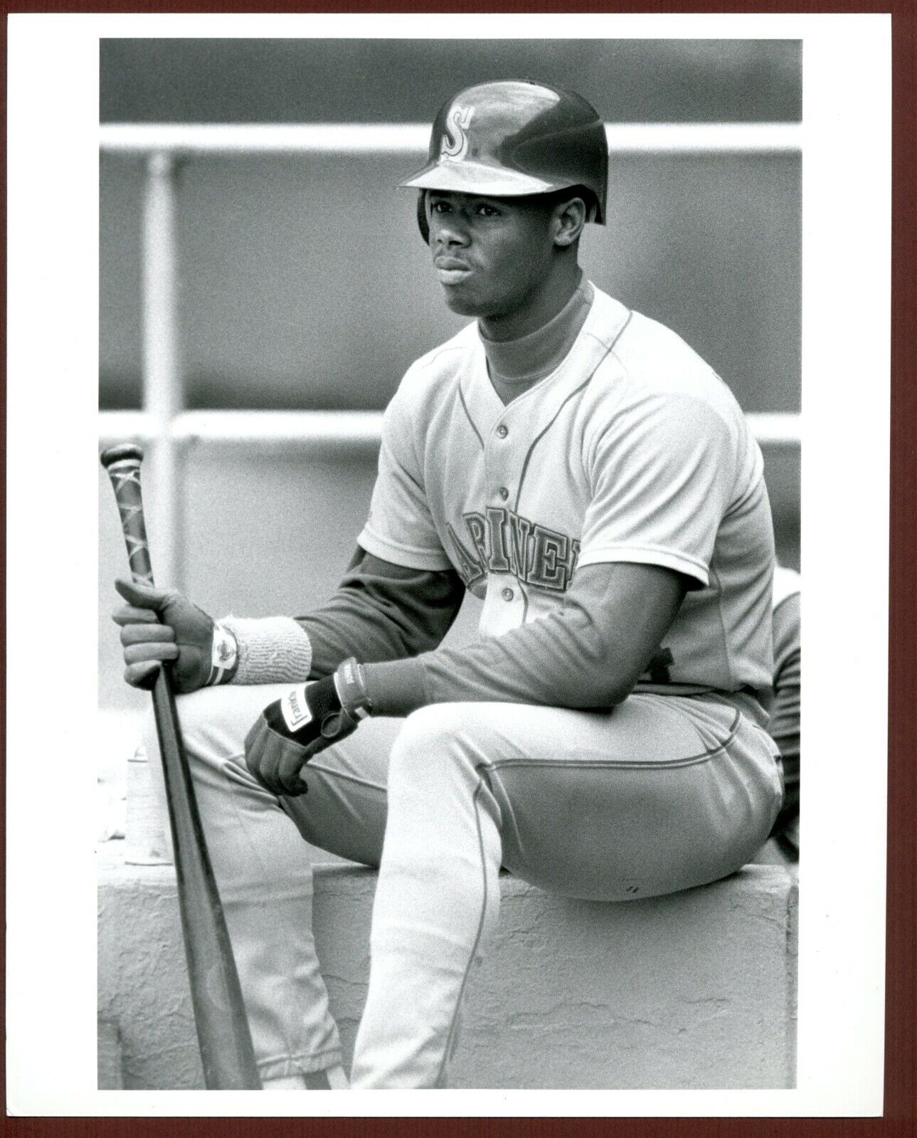 Ken Griffey Jr Seattle Mariners 1991 The Sporting News Collection Type 1 Photo Poster painting