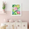 Diamond Painting-DIY Full Round Drill Lotus