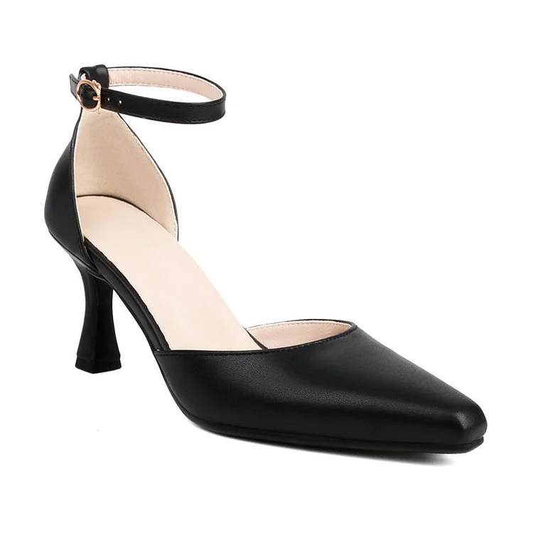 Buy Black Plain Alicent Peep Toe Platform Heels by Sephyr Online at Aza  Fashions.