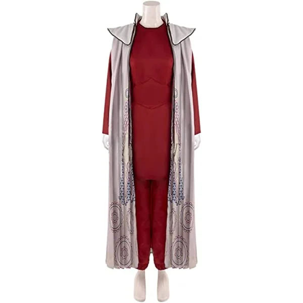 Women's Princess Leia Cosplay Bespin Costume Dress Leia Organa Gown With Cloak