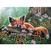 (5 Sizes) Sleepy Fox-Full Square Diamond Painting