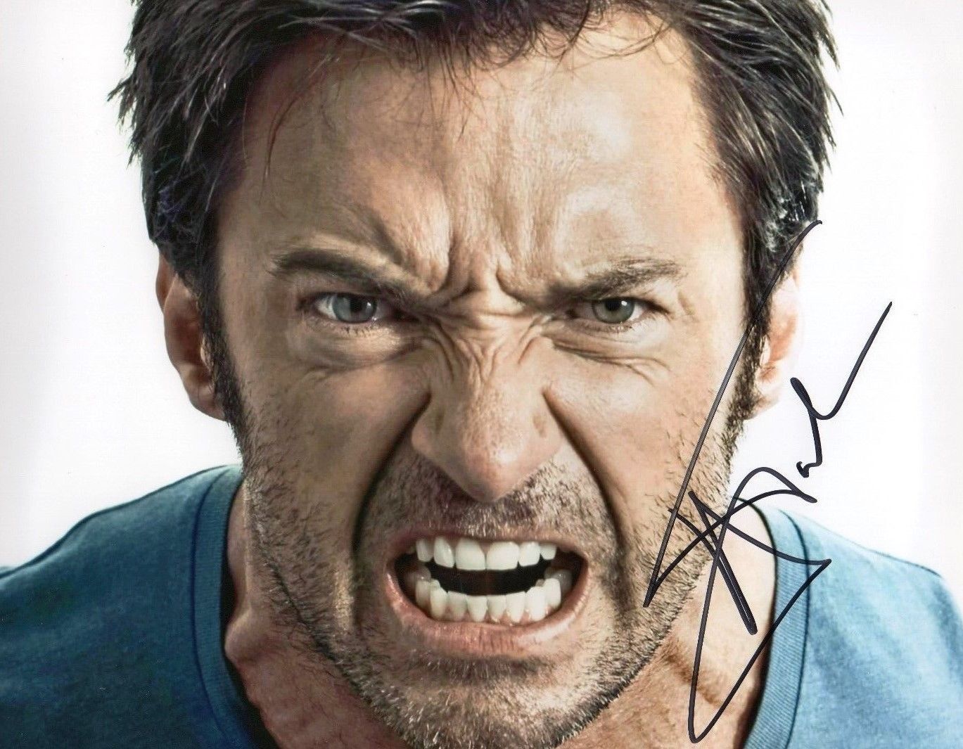 HUGH JACKMAN - WOLVERINE AUTOGRAPHED SIGNED A4 PP POSTER Photo Poster painting PRINT 13