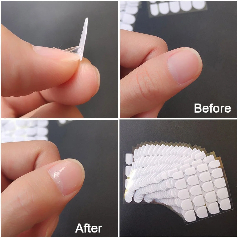 Traceless Nail Glue Adhesive Thin Super Sticky Jelly Nail Adhesives Tabs For Press On False Nail Tips Nail Art Sticker-Nail Inspo