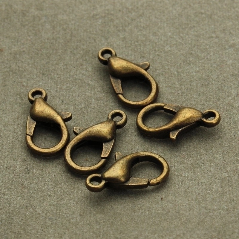 Zinc Alloy Lobster Clasp Necklace/bracelet Buckle 50 Pcs/pack