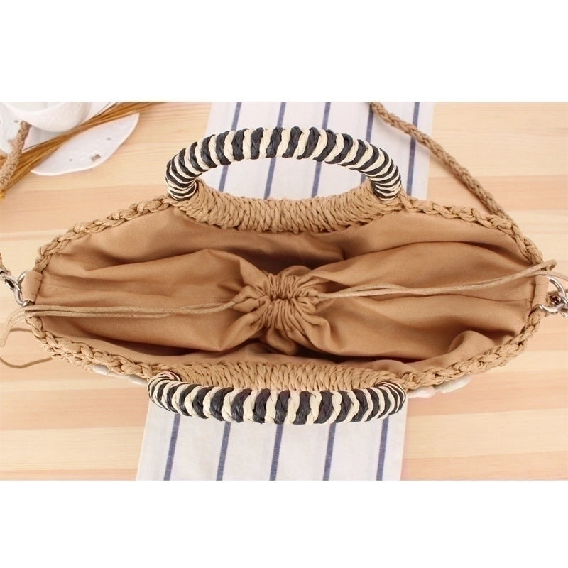 Women’s Medium Spring&summer Straw Vacation Straw Bag