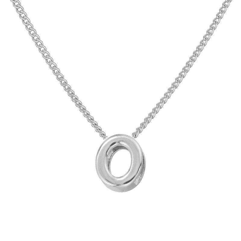 Copper 18K Gold Plated Letter Necklace