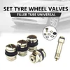 4Pcs Car Tyre Tire Valve Stems with Caps Invisible Car Wheel Air Tire Valve Stem