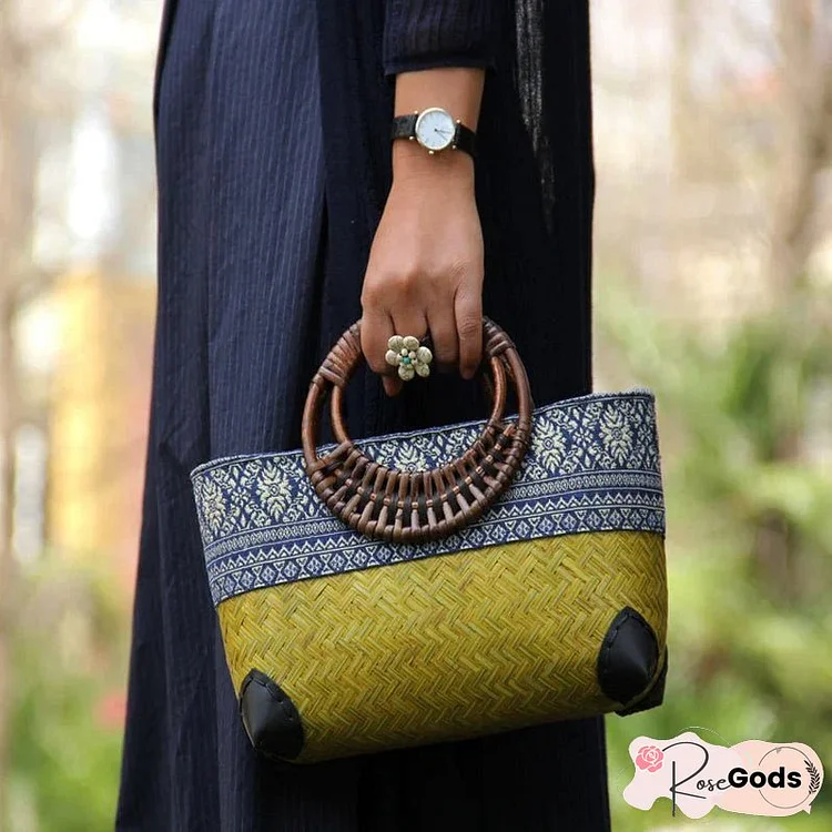 Malin Tassou Boho Woven Bag