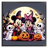 【Limited Stock Sale】Disney Halloween-Mickey Minnie-11CT Stamped Cross Stitch 45*45cm/17.72*17.72in