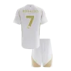 RONALDO #7 Al Nassr Third Away Kids Soccer Jerseys Kit 2024/25
