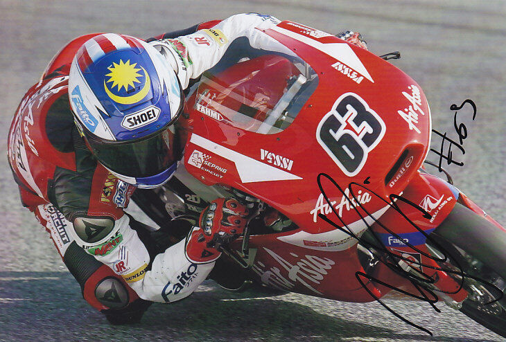 Zulfahmi Khairuddin Moto 3 Hand Signed KTM Photo Poster painting 5x7.5 2012 4.