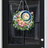 Acrylic 2D Flat DIY Sun Moon Flower Hanging Diamond Art Kits Wall Door Decor