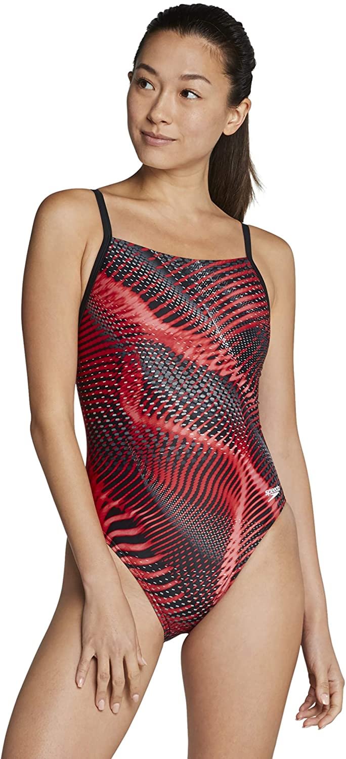 Women's One Piece Swimsuit PowerFlex Flyback Printed Adult Team Colors