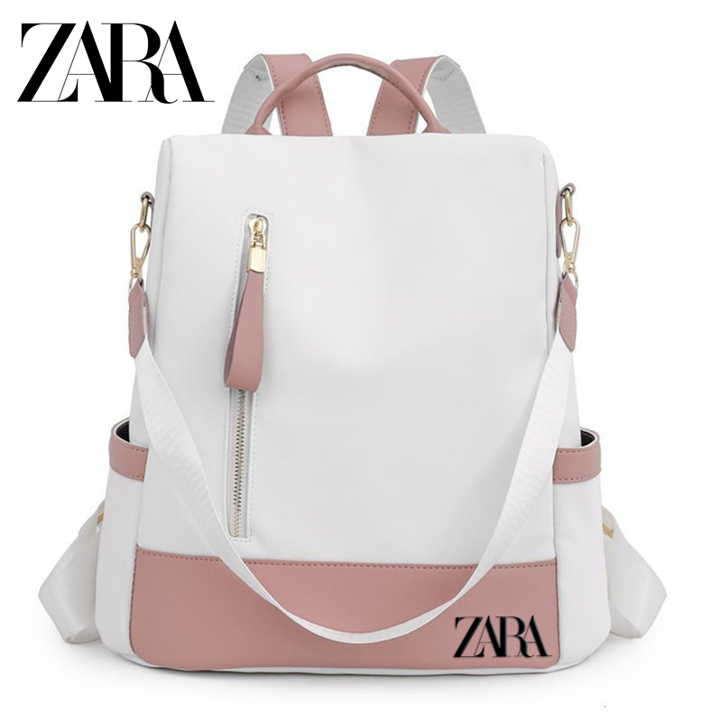 【ZARA】Plecak podróżny z zabezpieczeniem przed kradzieżą, wodoodporny, o dużej pojemności, lekkie ramię, podwójne ramię, torebka,