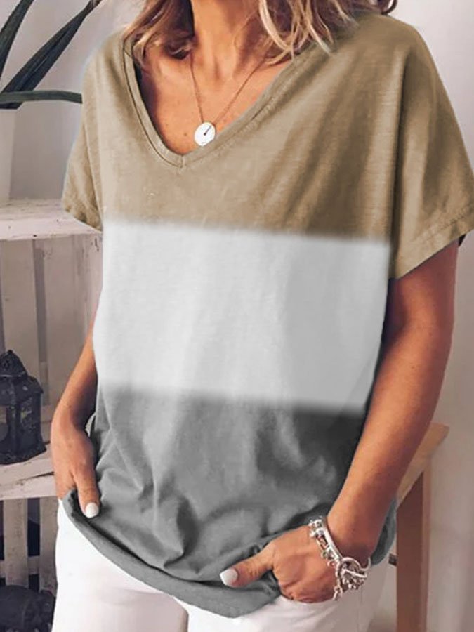 Casual V-Neck T-Shirt